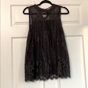 Lace tank top